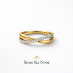 Infinity Crystal Gold Ring