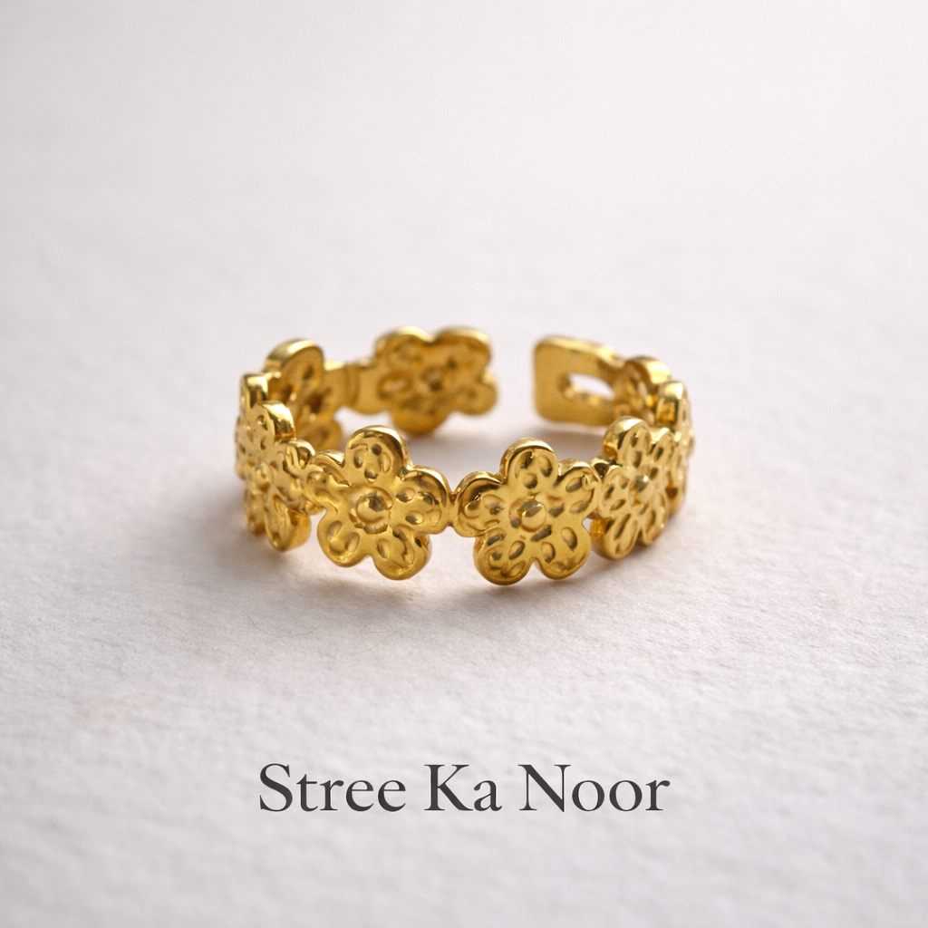 Floral Gold Ring