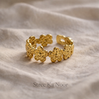 Floral Gold Ring