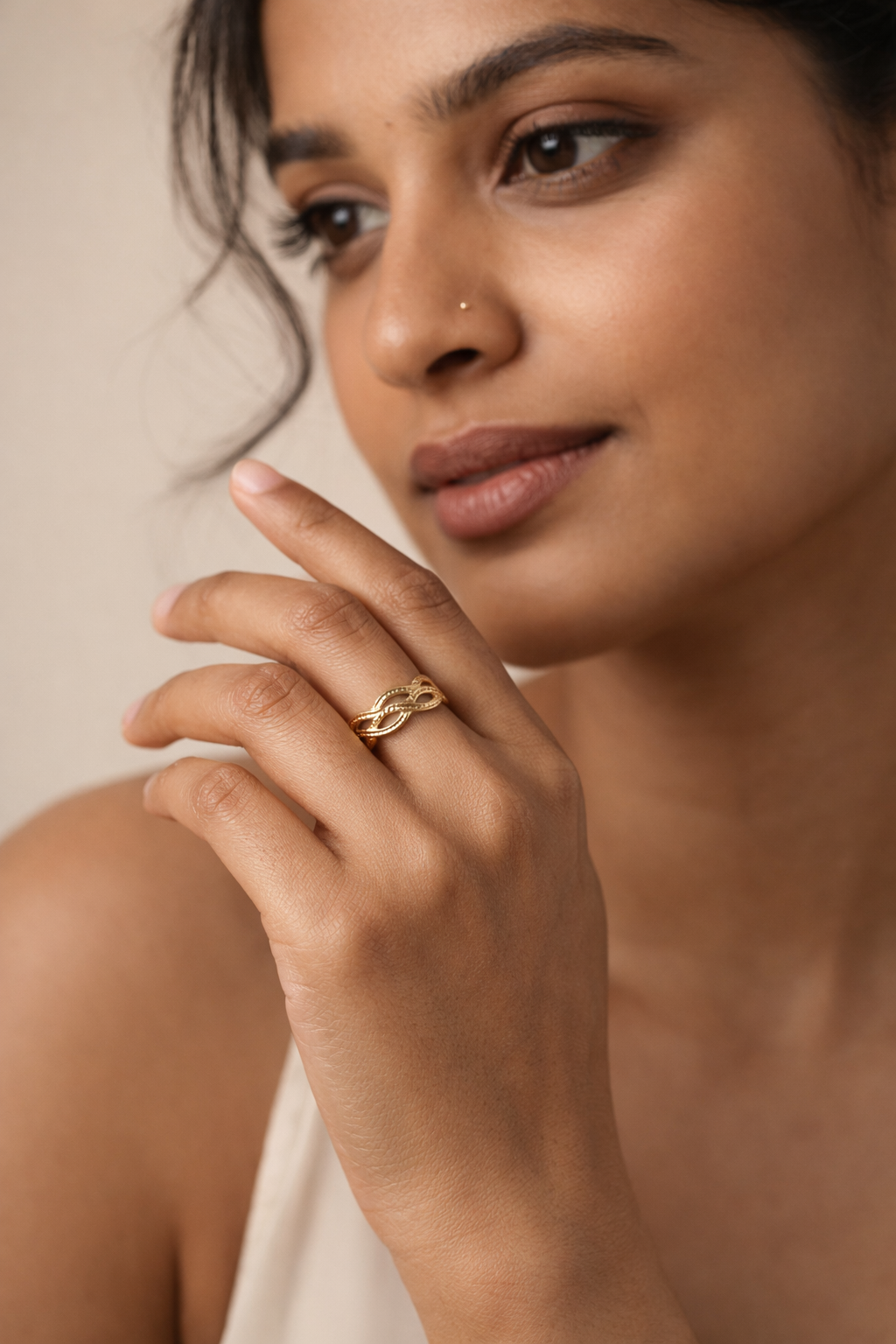 Twist Gold Ring
