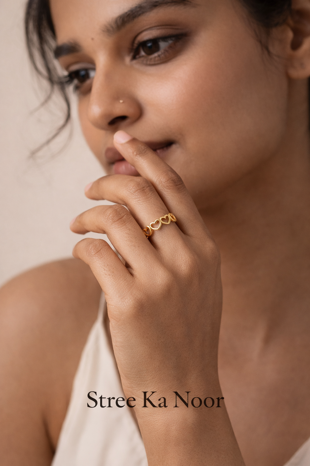 Heart Gold Ring