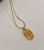 Golden Rose Charm Pendant