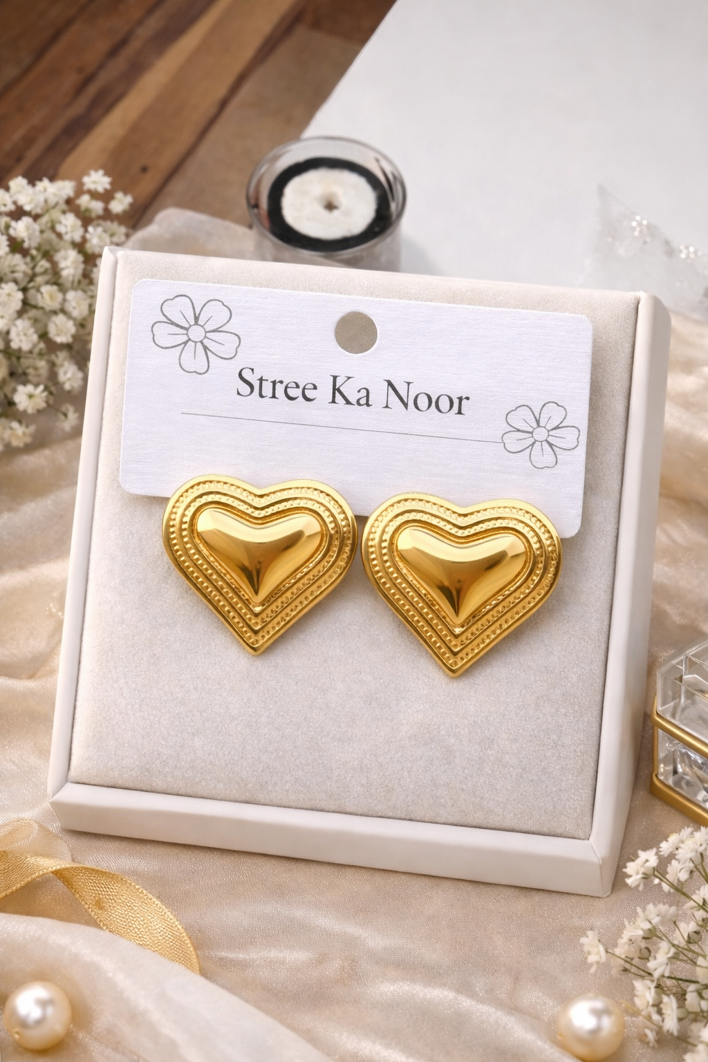 Royal Heart Earrings