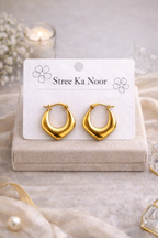 Golden Edge Hoops