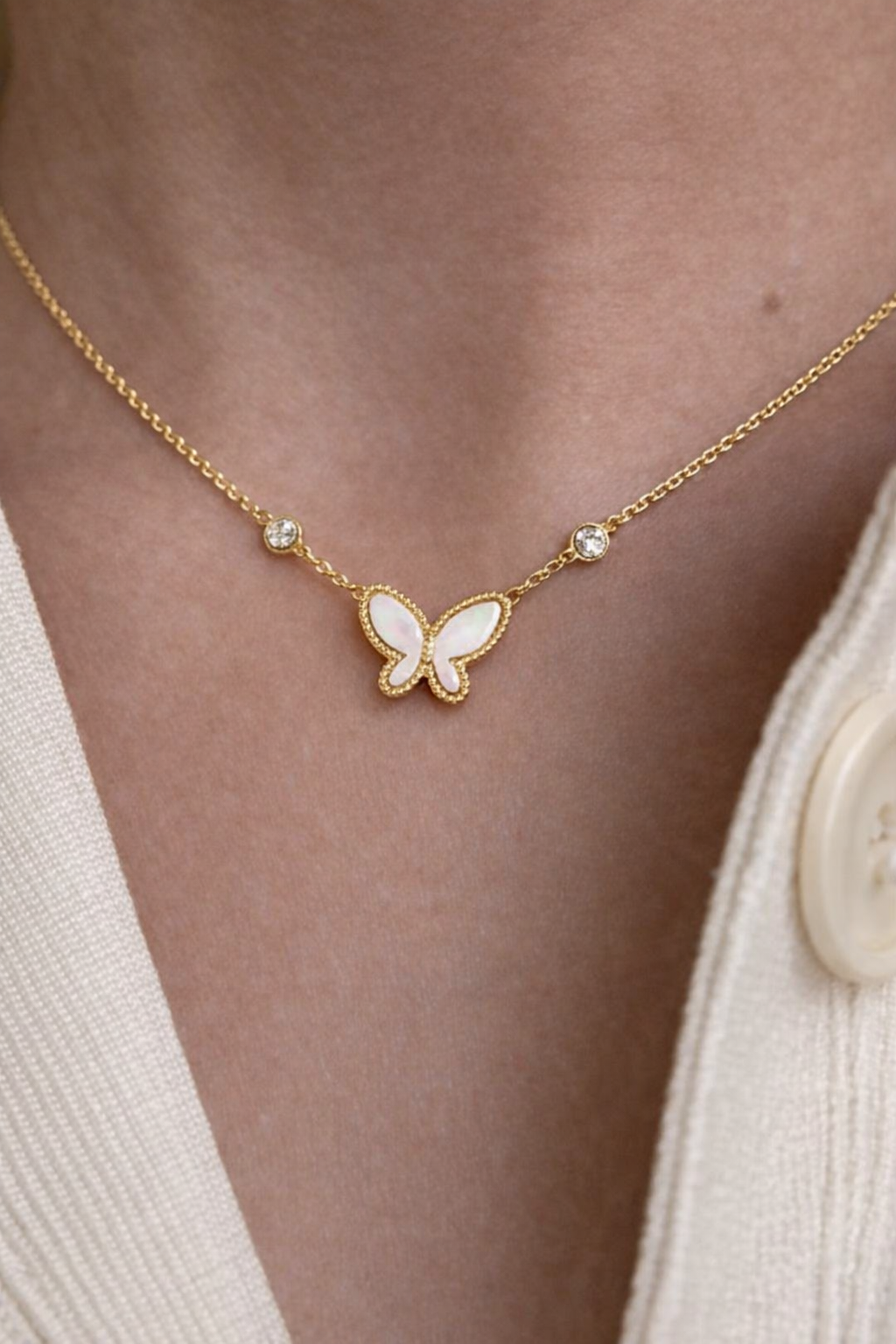 Golden Butterfly Pendant 🦋